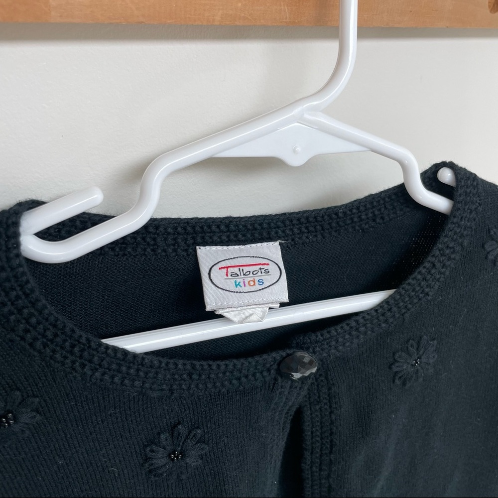 Talbots Kids Black Sweater Girls 8 - Picture 3 of 7